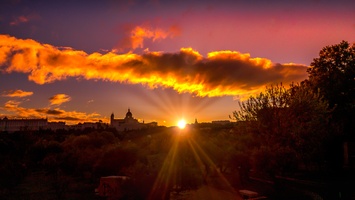 Sunrise in Madrid